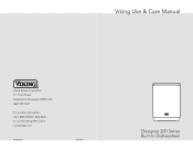 Viking DDB200SS Use and Care Manual