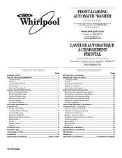 Whirlpool WFW9050XW Owners Manual