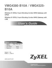 ZyXEL VMG4380 User Guide