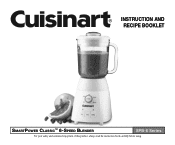 Cuisinart SPB-6BKSS Instructions and Recipes