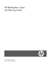 HP ProLiant BL280c HP BladeSystem c-Class Site Planning Guide