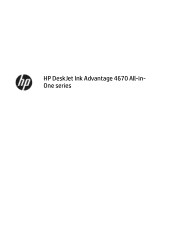 HP DeskJet Ink Advantage 4670 User Guide