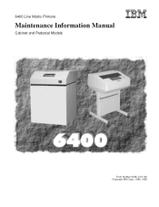 IBM 6400-I15 Maintenance Manual