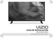 Vizio E32-D1 Quickstart Guide Spanish