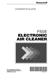 Honeywell F50E Owner's Manual