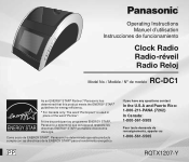 Panasonic RCDC1 RCDC1 User Guide