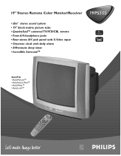 Philips 19PS50S Leaflet