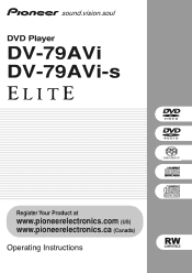 Pioneer DV-79AVi Owner's Manual