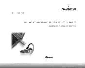 Plantronics Audio 920 User Guide