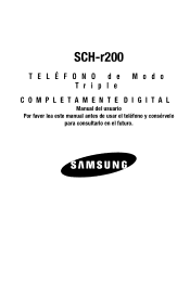 Samsung SCH-R200 User Manual (user Manual) (ver.f3) (Spanish)