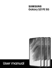 Samsung Galaxy S21 FE 5G Cricket User Manual