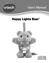 Vtech Happy Lights Bear Pink User Manual