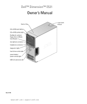 Dell Dimension E521 Owner's Manual