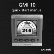 Garmin GMI 20 Marine Instrument Quick Start Manual