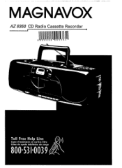 Magnavox AZ8350 User manual,  English