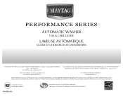 Maytag MHWZ600TW Use and Care Guide