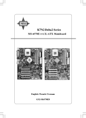 MSI K7N2 Delta2 User Guide