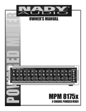 Nady MPM 8175x Owners Manual