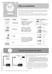 RCA l26wd26d Quick Start Guide (Spanish)