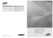 Samsung LN40C650L1FXZA User Manual