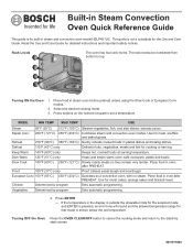 Bosch HSLP451UC Short Instructions