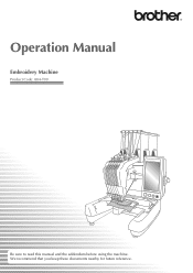 Brother International PR655 Operation Manual