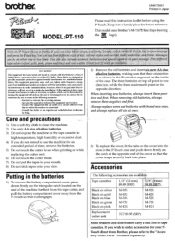 Brother International PT-110 Users Manual - English