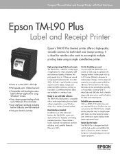 Epson TM-L90 Plus Product Data Sheet