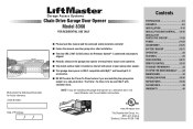 LiftMaster 8360 8360 Chain Drive Garage Door Opener Manual