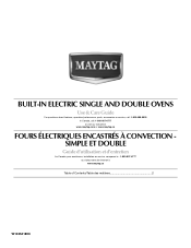 Maytag MEW9630AS Use & Care Guide