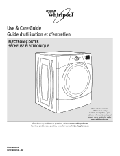 Whirlpool WED9151YW Use & Care Guide