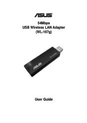 Asus WL 167G User Guide