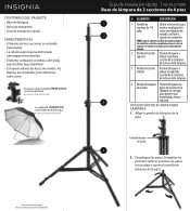 Insignia NS-DLS75SBK Quick Setup Guide Espanol