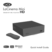 Lacie LaCinema Mini HD Quick Install Guide