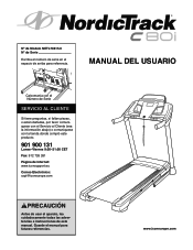 NordicTrack C80i Treadmill Spanish Manual