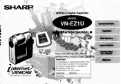 Sharp VN-EZ1U VNEZ1U Operation Manual