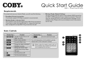 Coby IR850 Quick Setup Guide