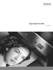 Epson Stylus Pro 3800 Portrait Edition Product Brochure