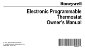 Honeywell T8112C Owner's Manual