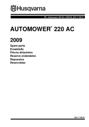 Husqvarna AUTOMOWER 220 AC Parts List