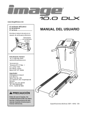 Image Fitness 10.0 Dlx Treadmill Spanish Manual