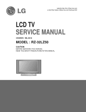 LG RZ-32LZ50 Service Manual
