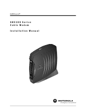 Motorola SB5100 Installation Manual