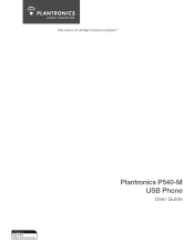 Plantronics Calisto P540 User Guide