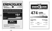 RCA RFR1504 Energy Label