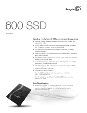 Seagate ST480HM000 600 SSD Data Sheet
