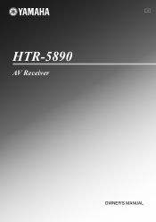 Yamaha HTR 5890 MCXSP10 Manual
