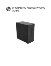 HP OMEN Obelisk Desktop PC 875-0000 Upgrading and Servicing Guide 1