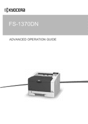 Kyocera FS-1370DN FS-1370DN Operation Guide (Advanced)
