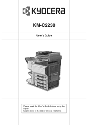 Kyocera KM-C2230 KM-C2230 Users Manual